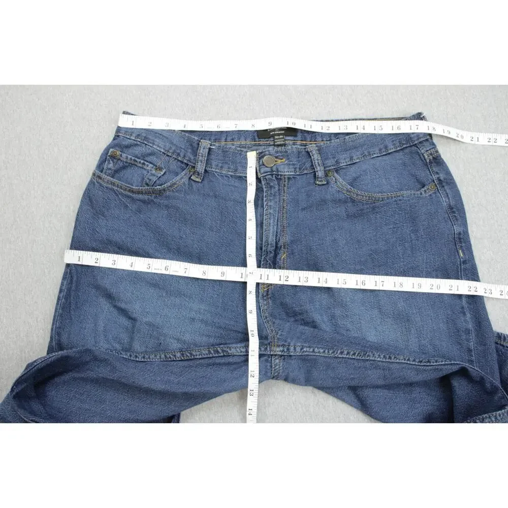 Banana Republic Jeans Mens 36‎ x 30 Blue 100% Cotton Slim Straight